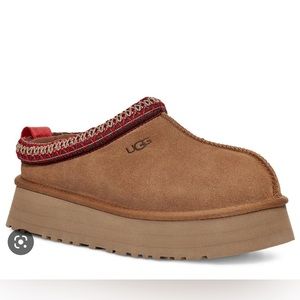 Ugh Tazz suede platform clog.